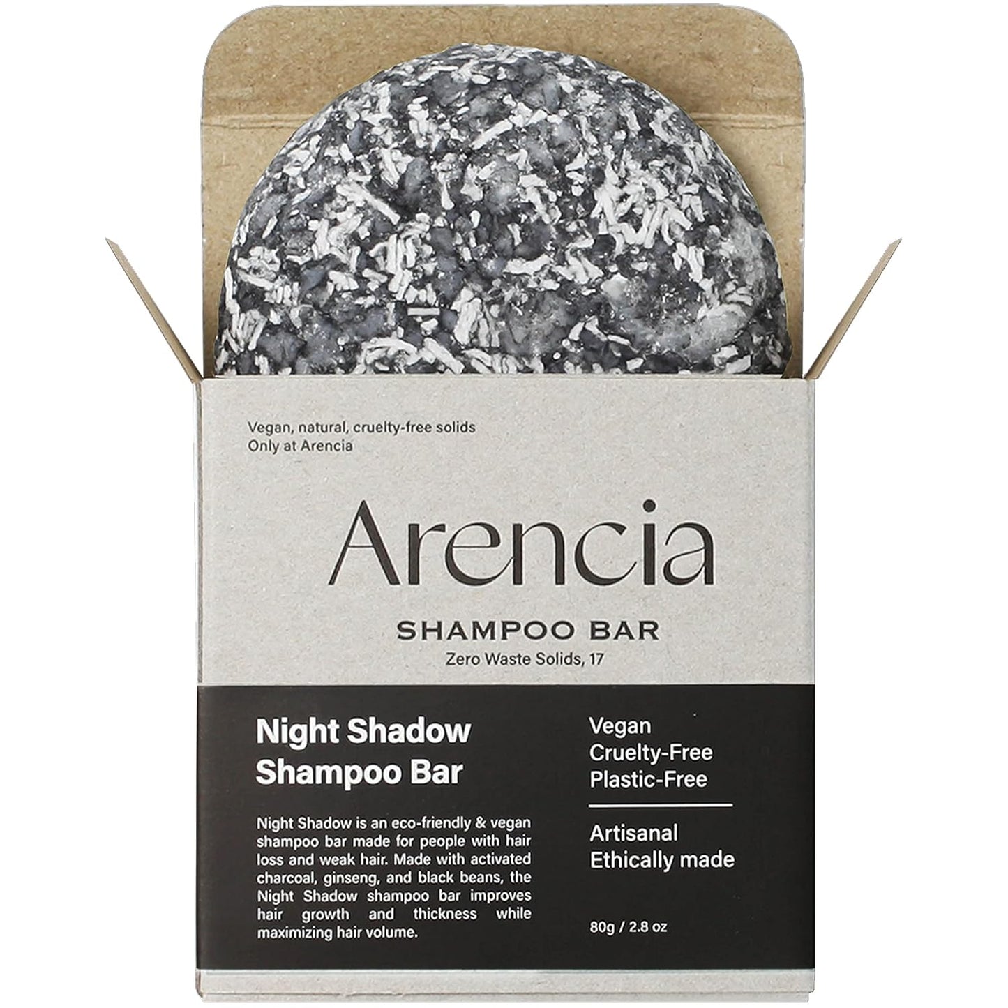 Rice Water Shampoo Bar for Hair Growth & Strengthening, All Natural Formula with Biotin & Protein