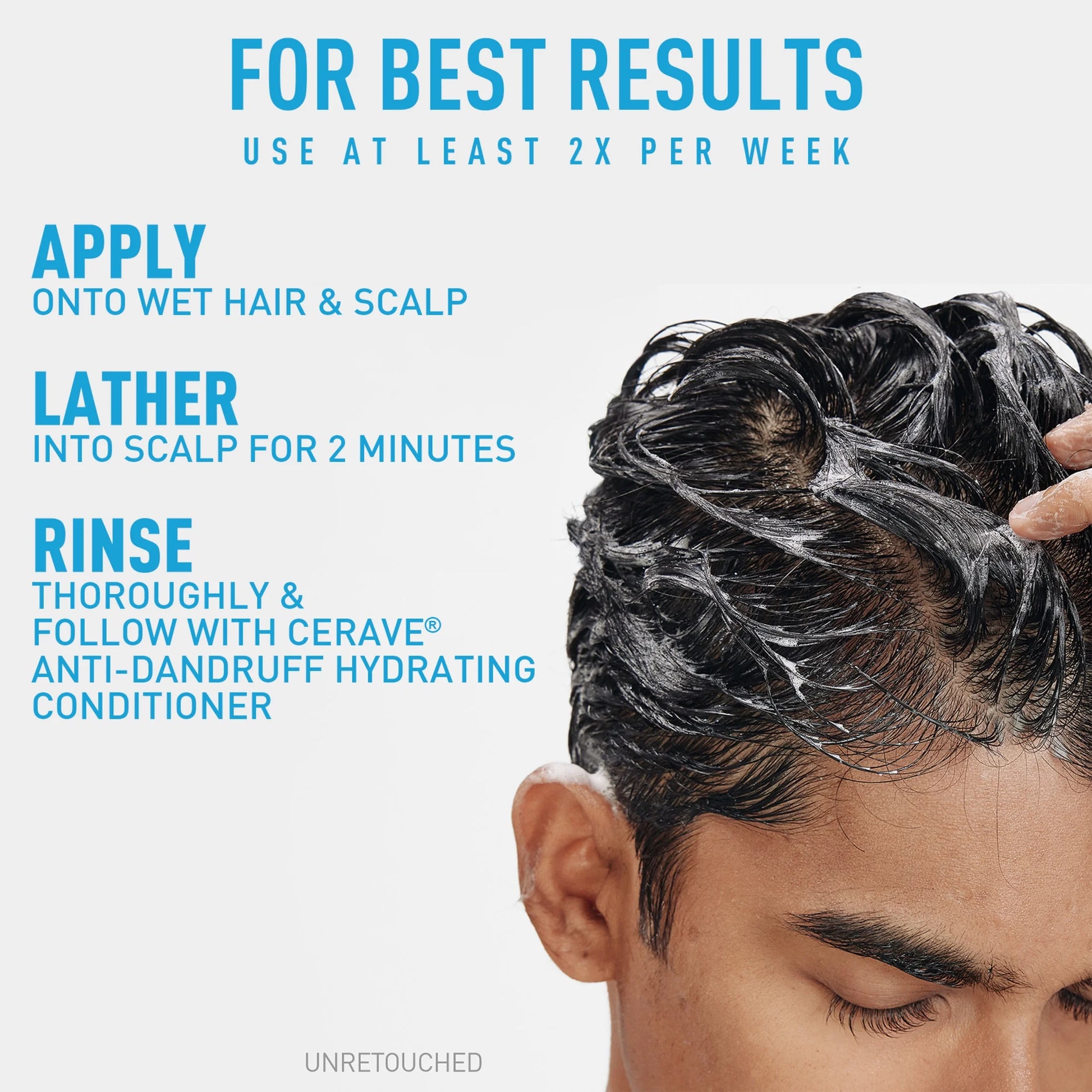 Hydrating anti Dandruff Shampoo Sulfate Free & Color Safe Itchy Scalp Treatment