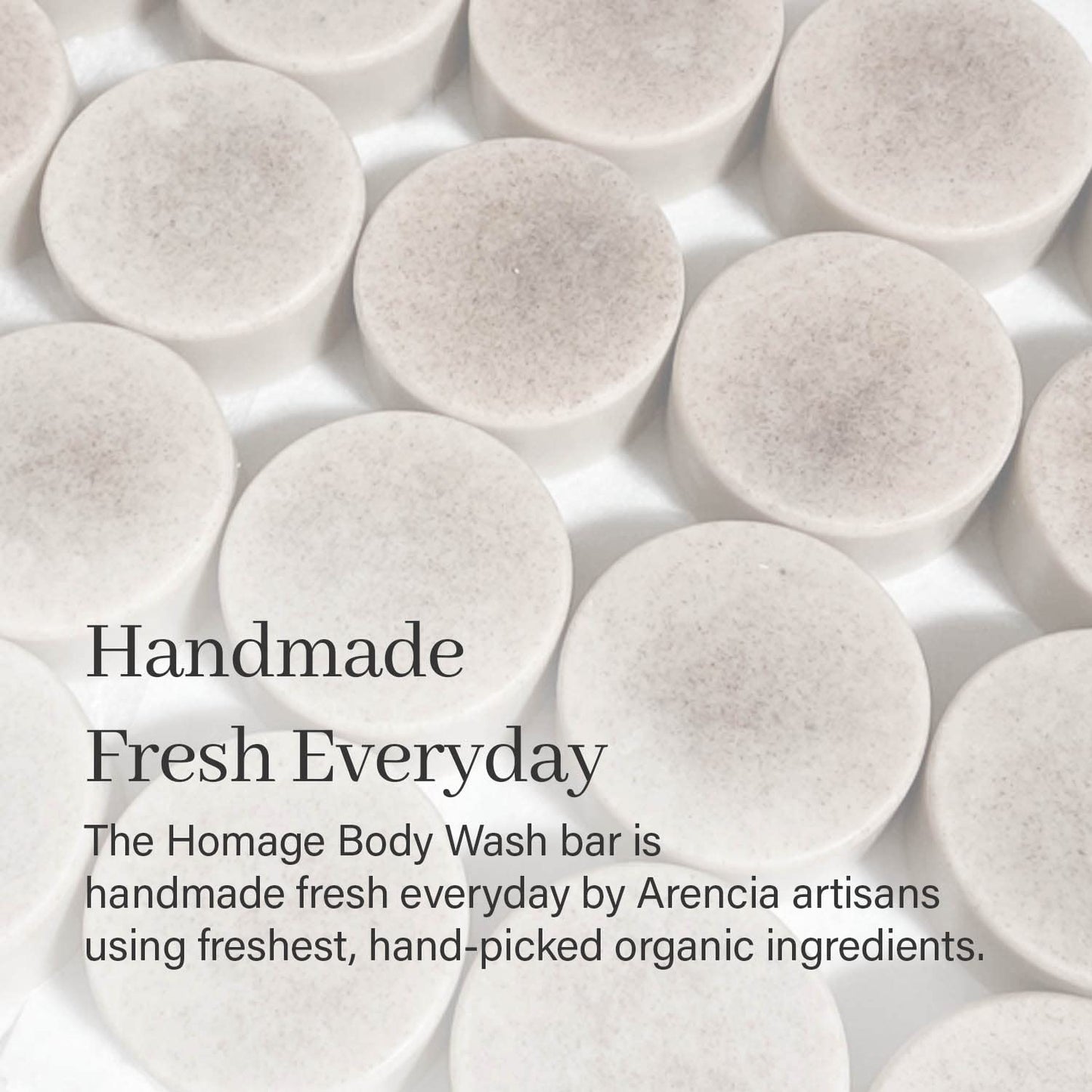 Homage Natual Body Soap Bar for Softer Skin – Jojoba Oil, Castor Oil for Soothing, Hydrating, Body and Facial Cleanser, Plastic-Free, Eco-Friendly, Vegan, Sustainable