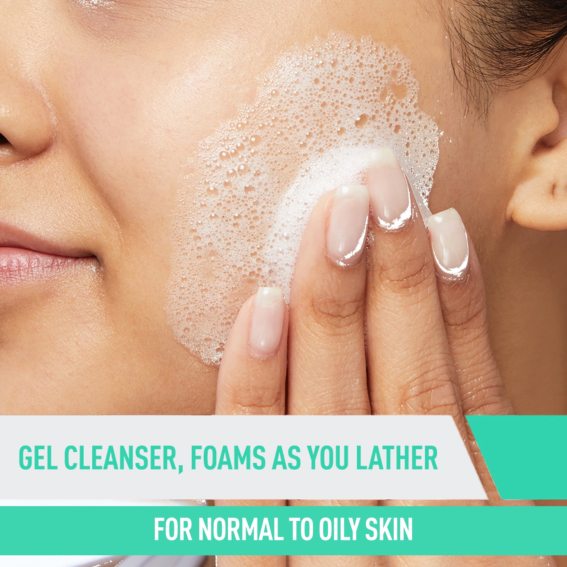 (3 Pack)  Travel Size Foaming Facial Cleanser for Normal to Oily Skin, 3 Fl Oz