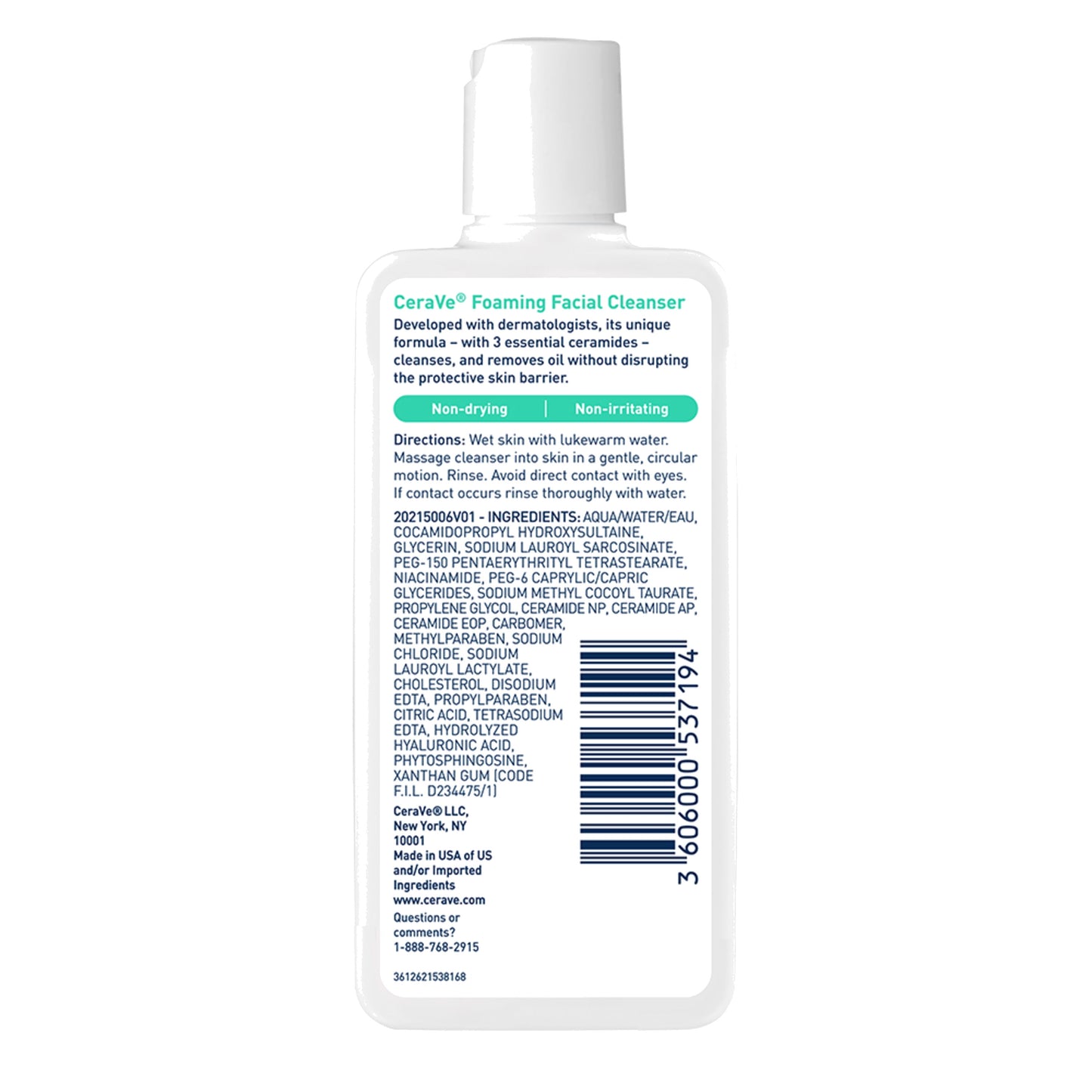 (3 Pack)  Travel Size Foaming Facial Cleanser for Normal to Oily Skin, 3 Fl Oz